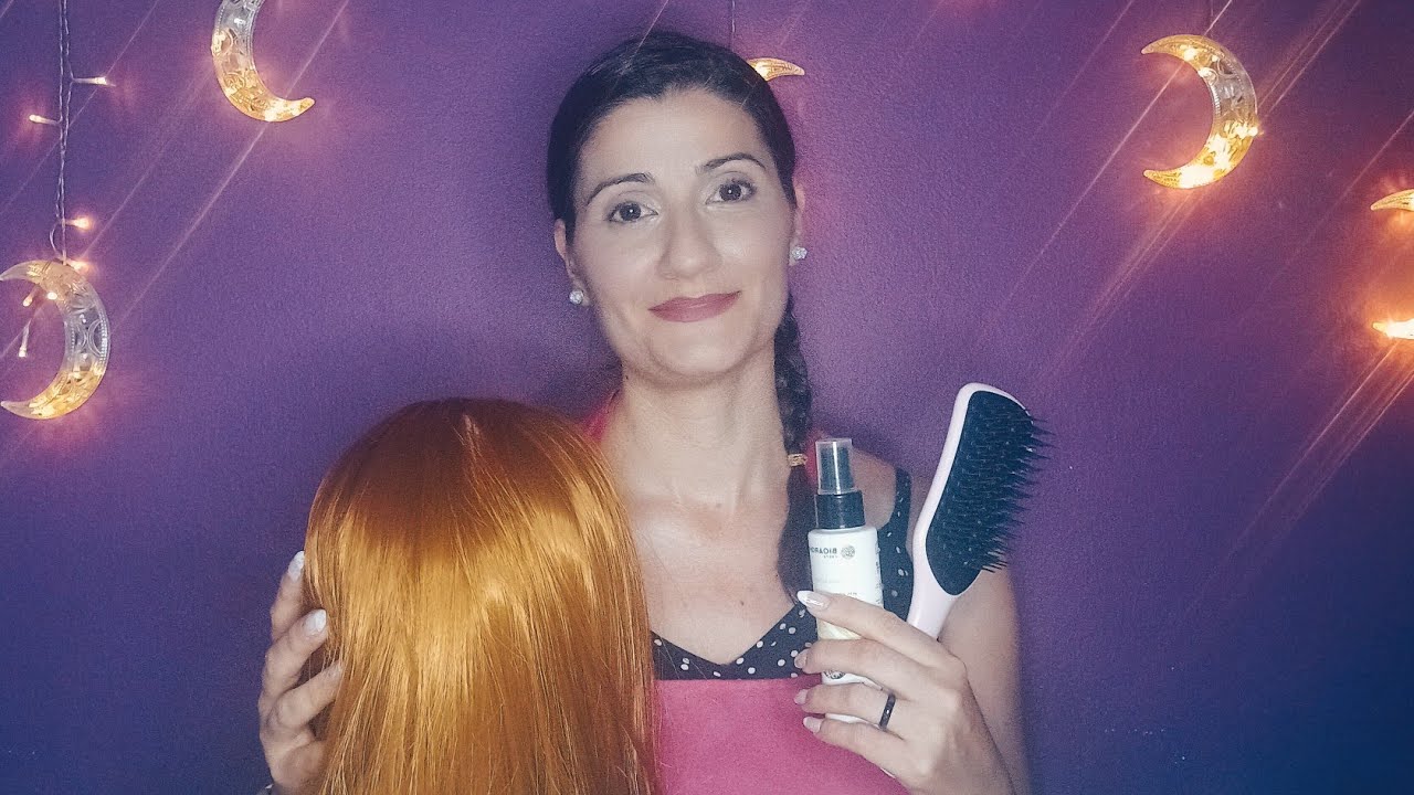 Greek Asmr-Isabella's Hair & Beauty spa❤️😍💆#scalpmassage #triggers #brushing