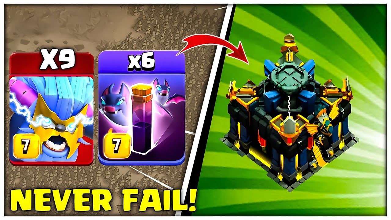 Nobody Can Stop This! TH17 Super Yeti Bat Spell Attack Strategy | Clash of Clans
