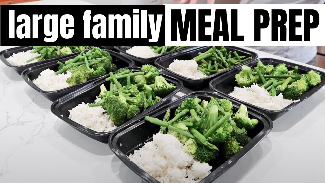 LARGE FAMILY MEAL PREP & PANTRY CHALLENGE | FRUGAL FIT MOM