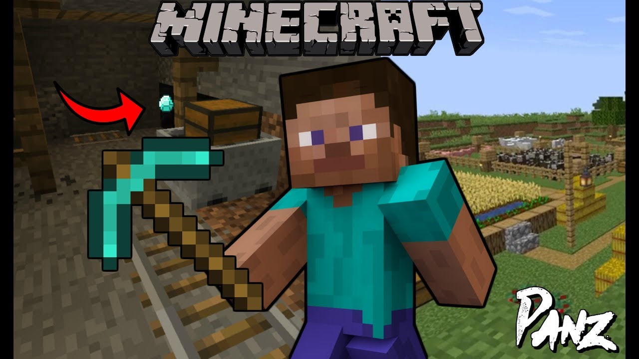 ΒΡΗΚΑΜΕ ΟΡΥΧΕΙΟ ΚΑΙ DIAMONDS! (Minecraft Survival Gameplay #3) PanzGaming