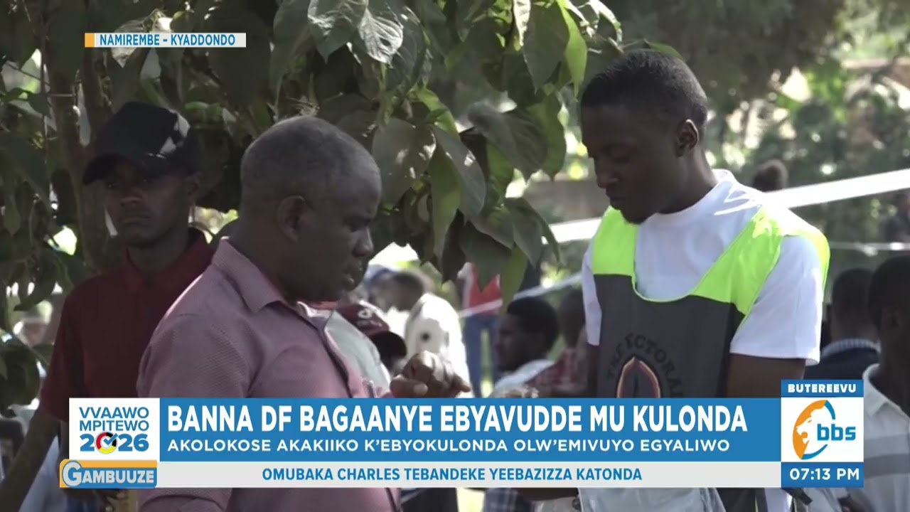 Banna DF Bagaanye Ebyavudde mu Kulonda , Owek. Mpuuga Agamba Emivuyo Gyabadde Mingi