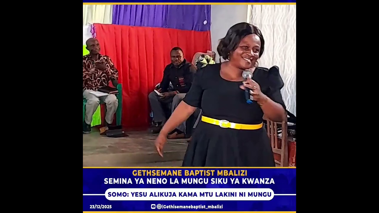 YESU ALIKUJA KAMA MTU LAKINI NI MUNGU || Mwl ODRINA KABUKA || SEMINA YA NENO LA MUNGU (KRISMASI).