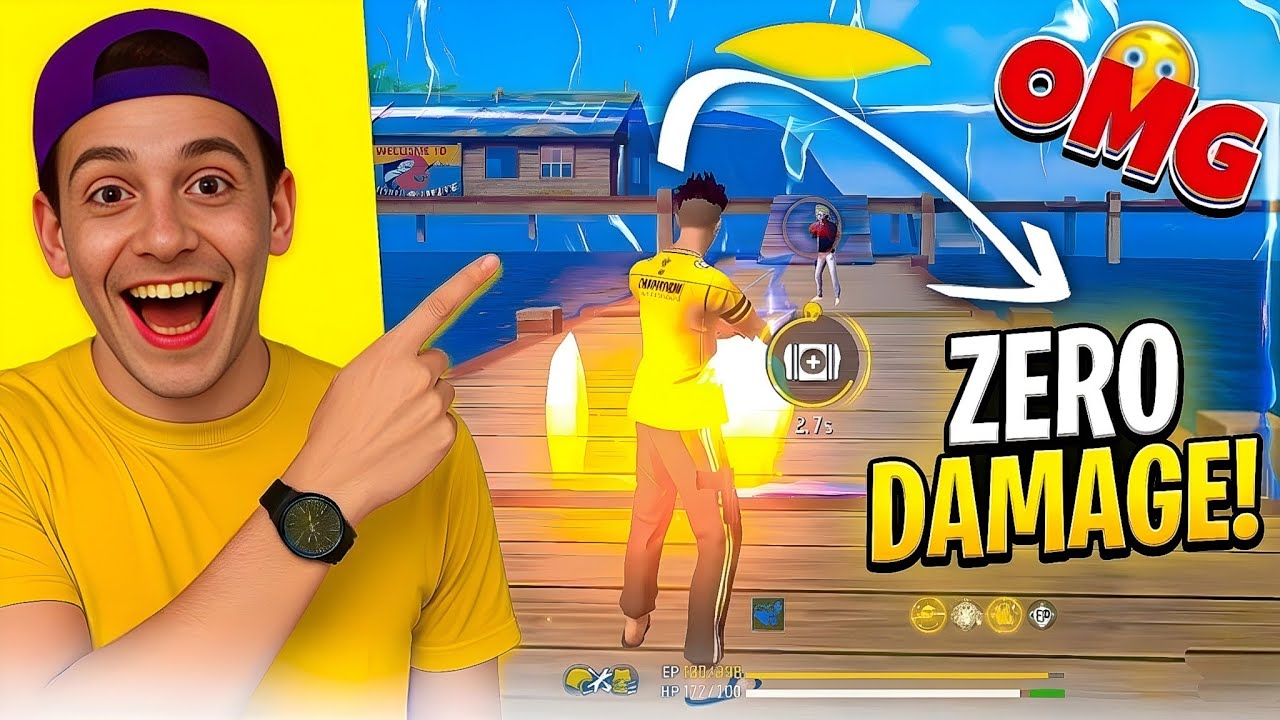 Zero Damage Character Skill Combination 😲 Super Fast Hp Recover Skill Combination 😈 Nalla Free Fire