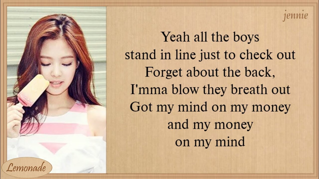 BLACKPINK WHISTLE Japanese Ver. Easy Lyrics