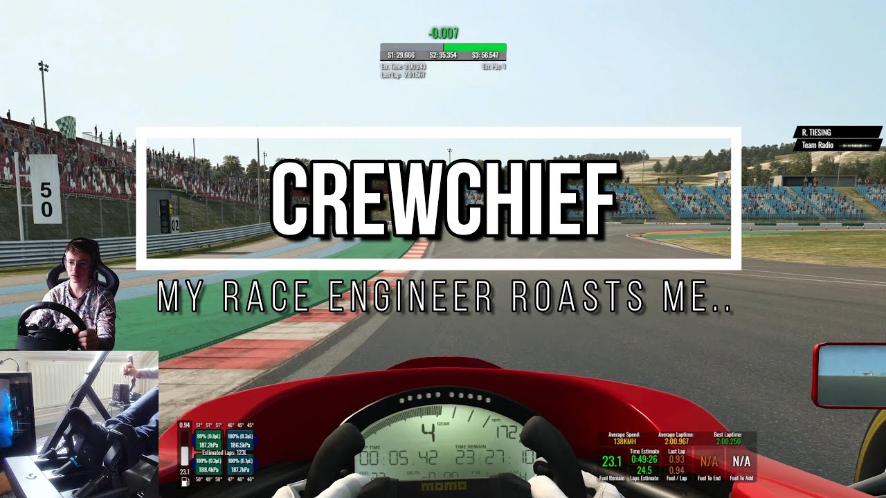 CrewChief in Sweary Mode is so Fun! (Portim&atilde;o Circuit in a 2015 Formula Junior)