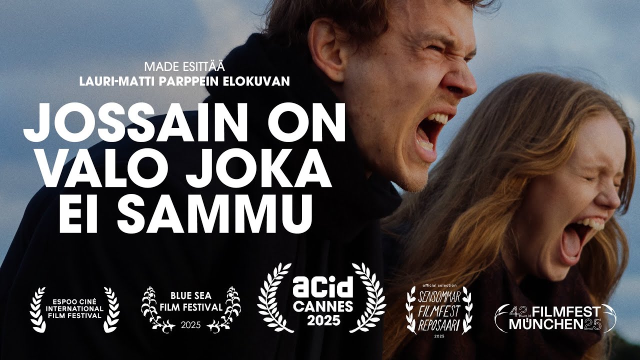 Jossain on valo joka ei sammu -elokuvan virallinen traileri. Elokuvateattereissa 12.9.2025
