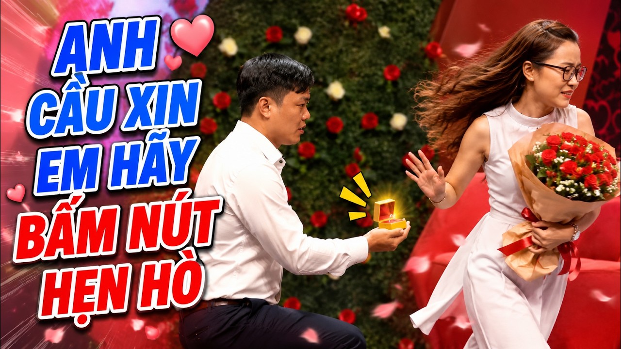 Bạn trai MANG HỘP QUÀ CÓ VÀNG tặng, cô gái HOẢNG SỢ ĐÒI BỎ CHẠY khiến MC Quyền Linh CẢN KHÔNG KỊP