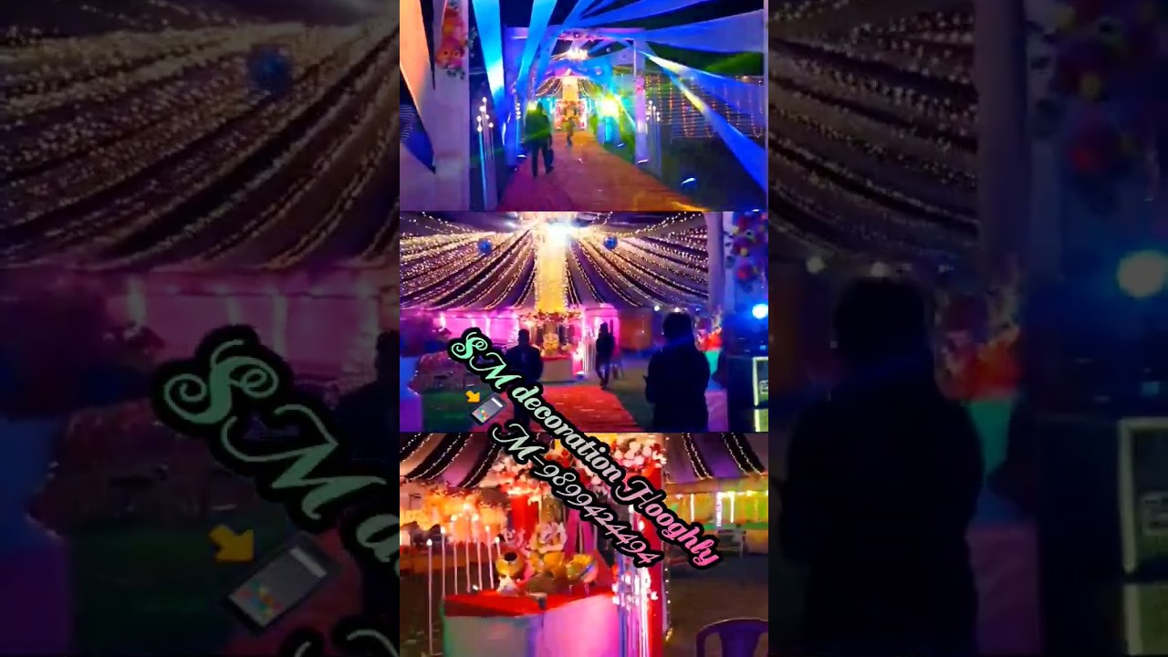 Arambagh Best wedding reception event video 🥳 SM decoration Hooghly 📲 M-9899424494 #wedding #event