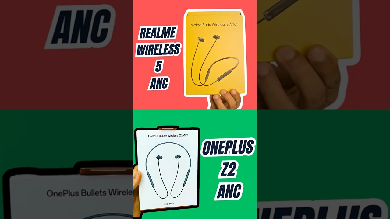 Realme Buds Wireless 5 anc vs Oneplus wireless Z2 ANC | BEST NECKBAND EARPHONES UNDER 2000