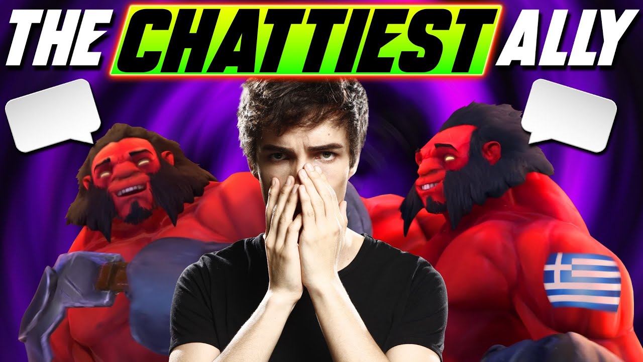 This is the CHATTIEST ally I've EVER MET! - Dota 2 - Grubby