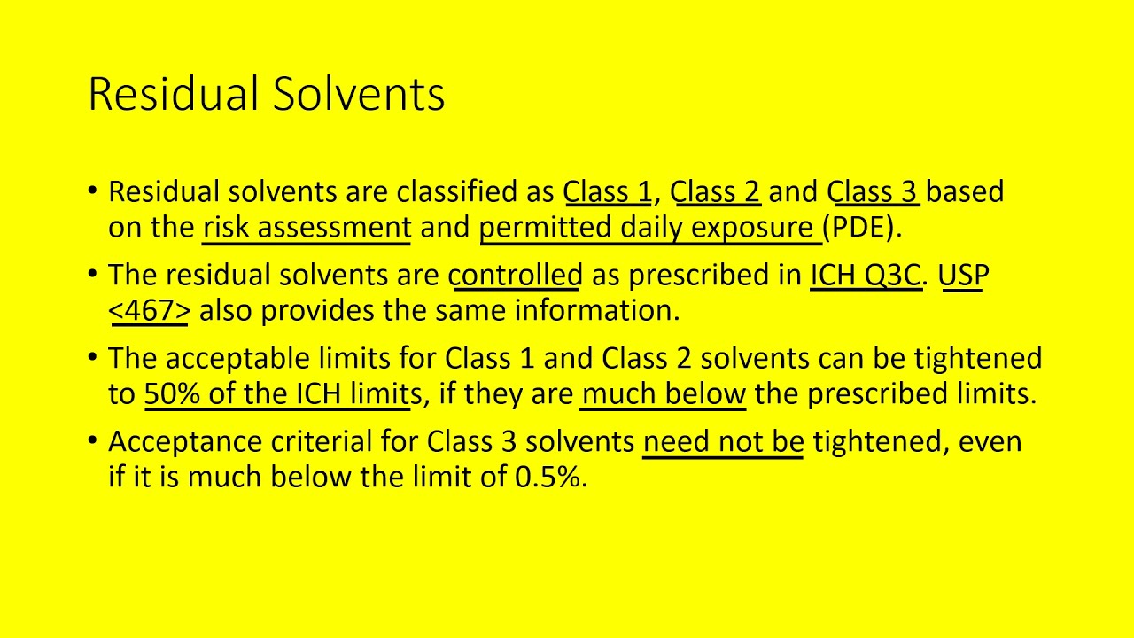 Specifications for pharmaceutical materials