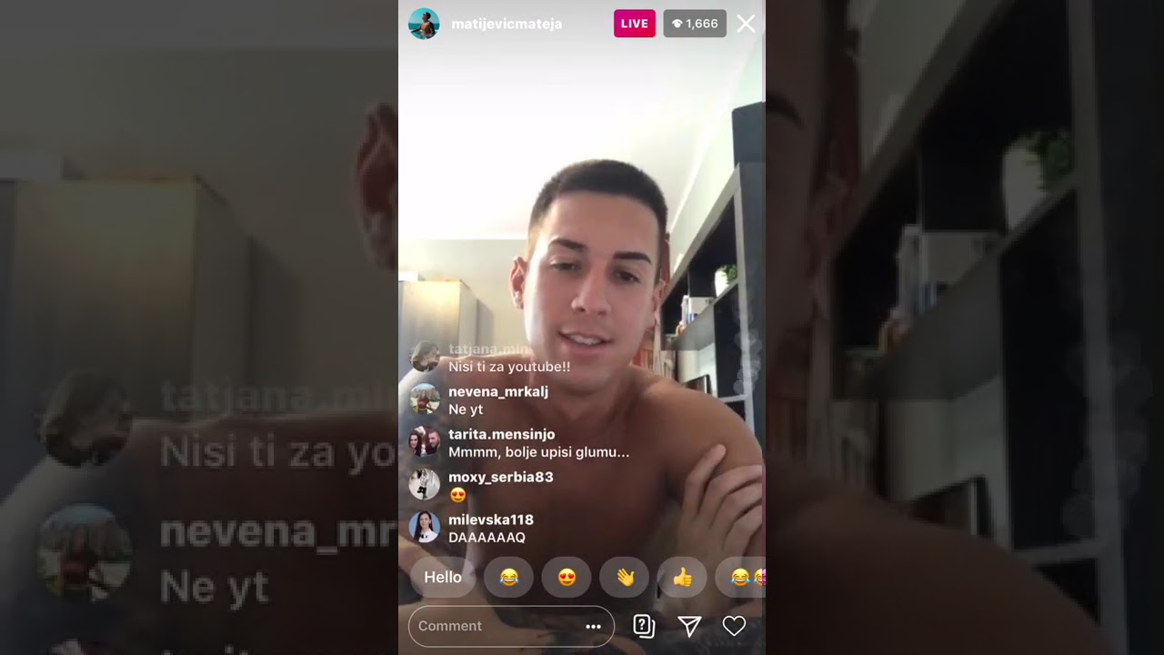 Mateja Matijevic IG livestream 19.07.2020.