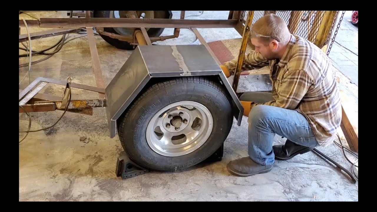 Making Heavy-Duty Fenders for a Trailer from Scratch