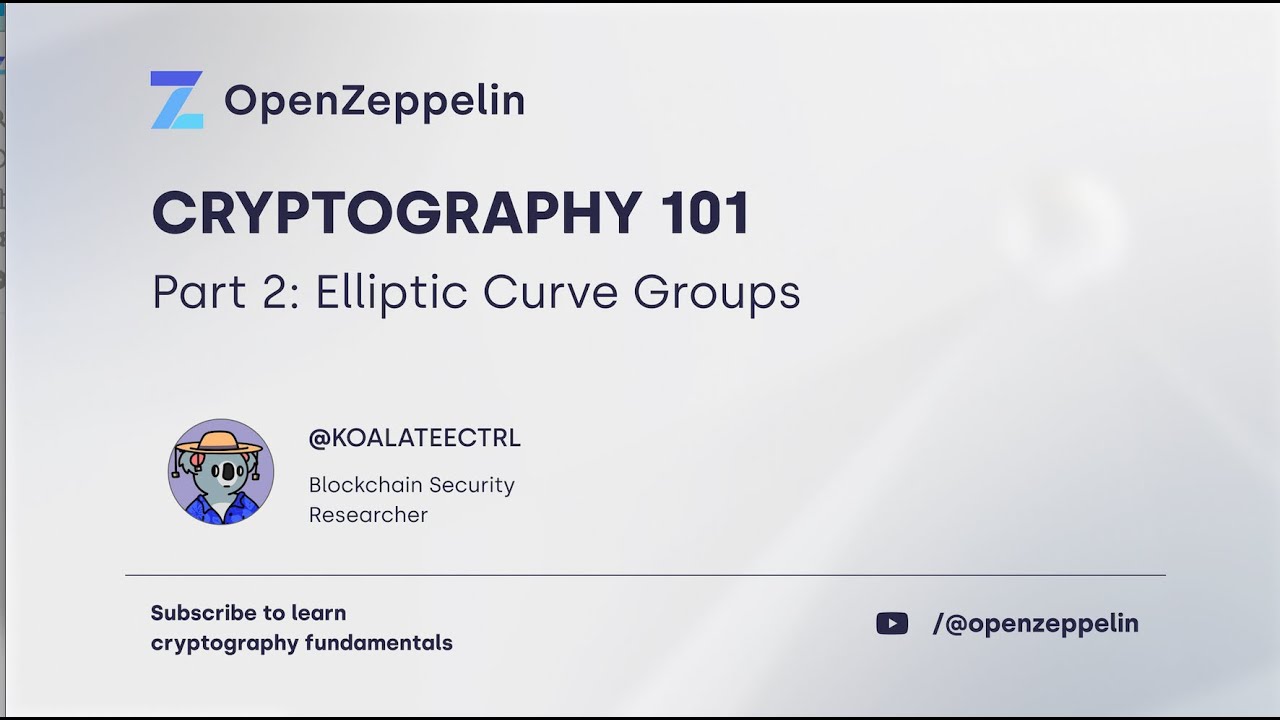 Cryptography 101 for Blockchain Developers Part 2/3: Elliptic Curve Groups