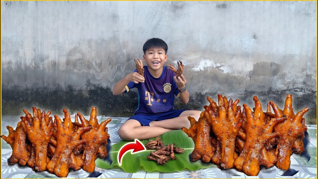 Bé Lâm Nướng Chân Gà Phong Cách Hàn Quốc Siêu Cay, Cấp Độ 1000 ???