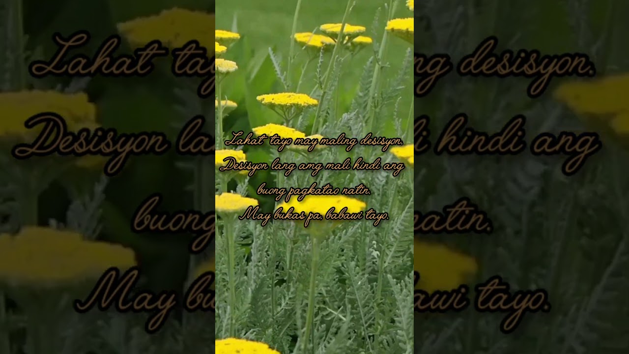Inspirational motivational tagalog 