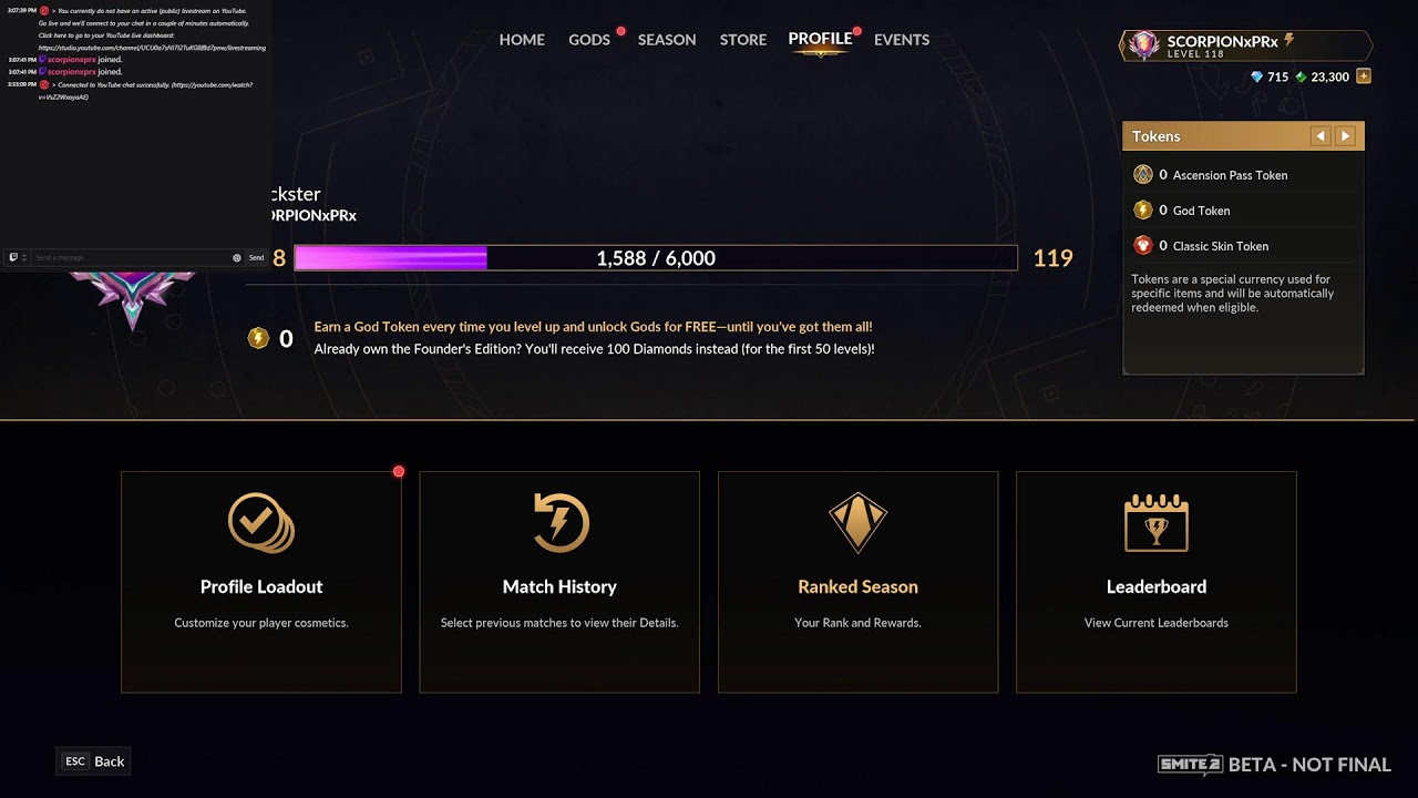 Smite 2 Ranked Live HD! Mision: Mastery