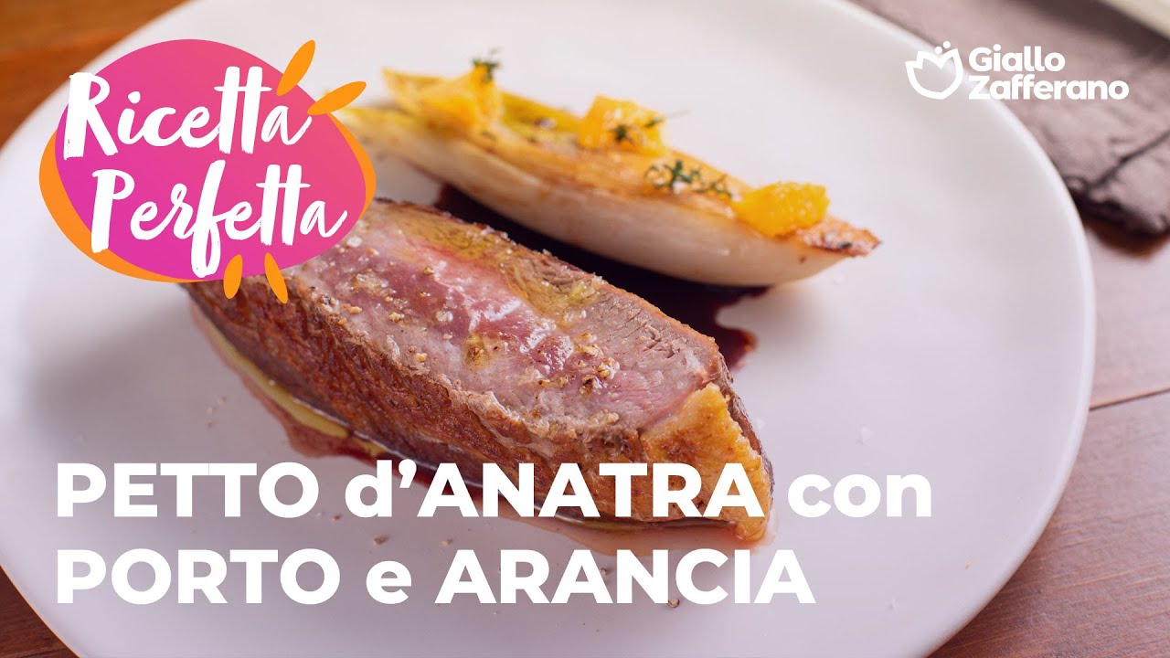 PETTO d'ANATRA ARROSTITO con RIDUZIONE di PORTO e ARANCIA😋🍴✨🍷🍊