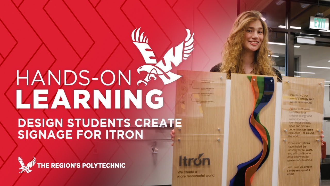 Hands-On: Design Students Create Signage For Itron