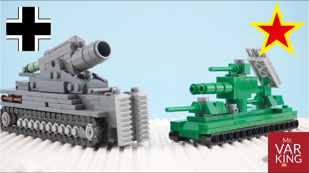 LEGO Stop Motion KV-6 vs KARL-GERÄT