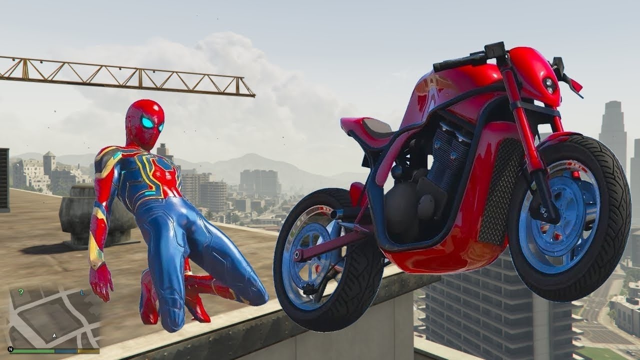 Spiderman Gameplay Funny Fails in GTA 5 Physcis Showcase the Best Ragdolls Compilation hrthy^ugd