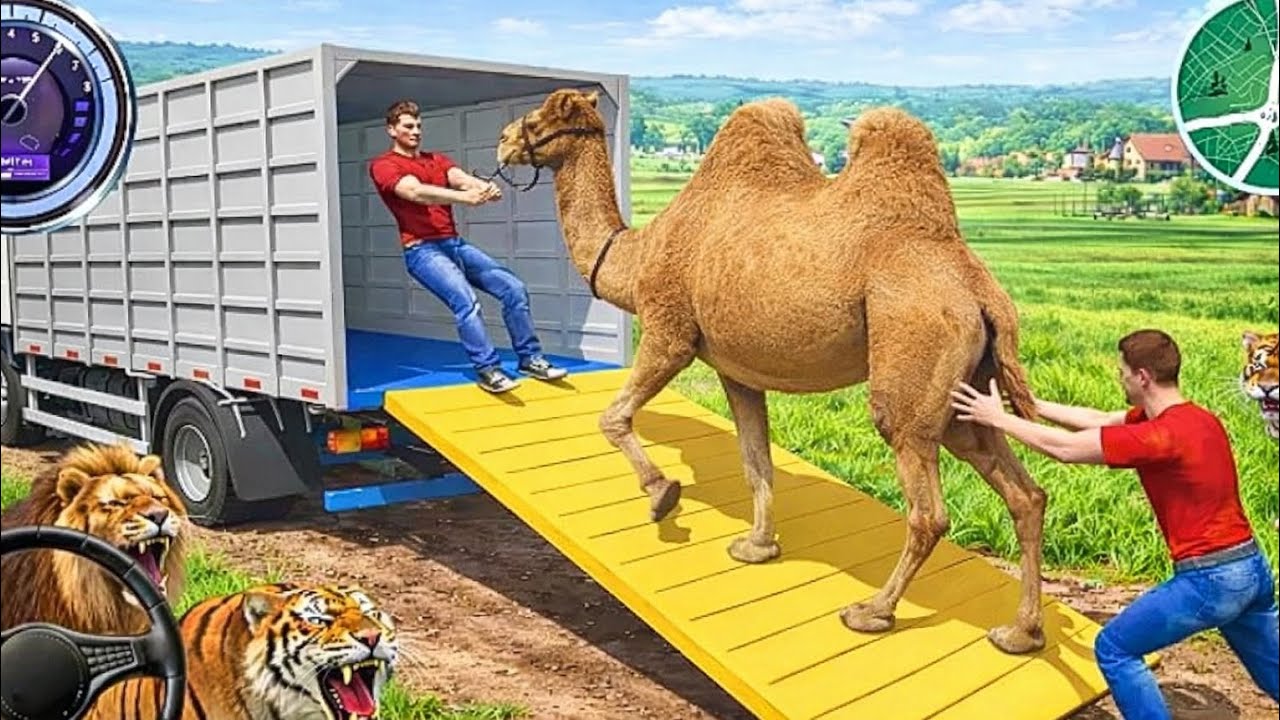 Игра Animal Cargo Truck Driving Game 3D - Animal Transport Cargo Truck 2024 - Android Gameplay
