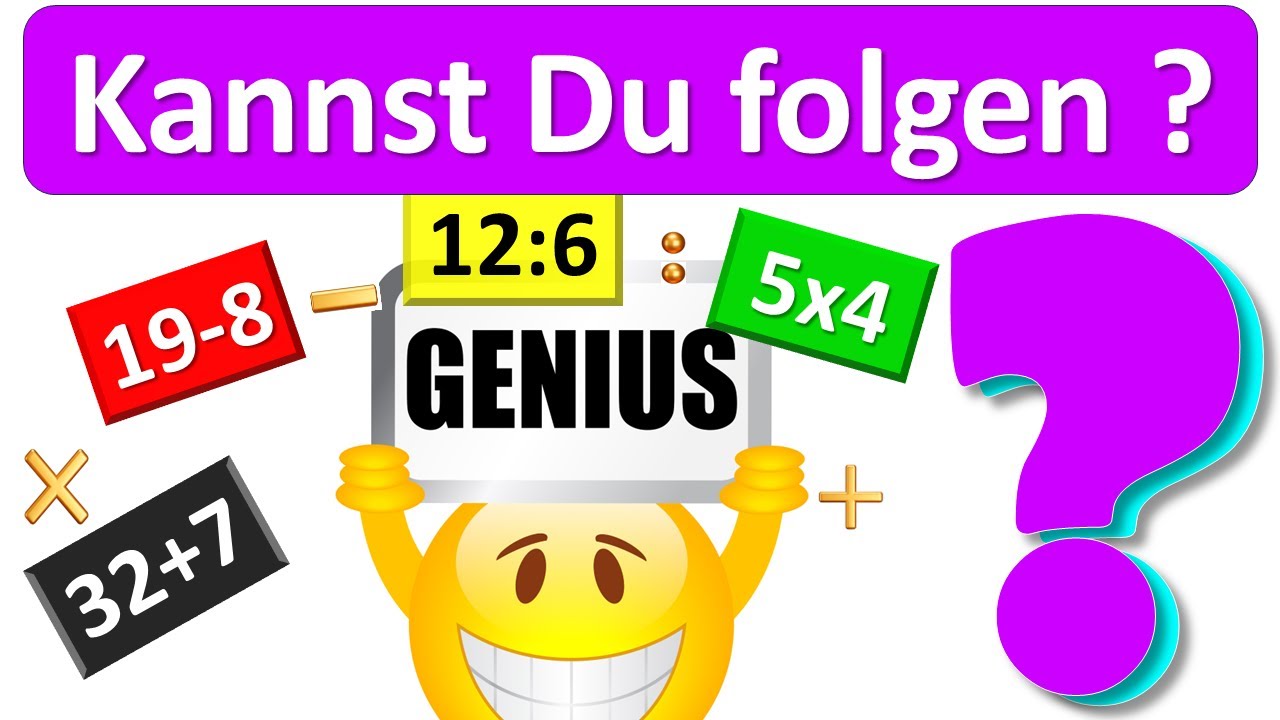 Fliegende Zahlen f&uuml;r leichtes Kopftraining. Leicht? Nur scheinbar! Kommst Du zum richtigen Ergebnis?