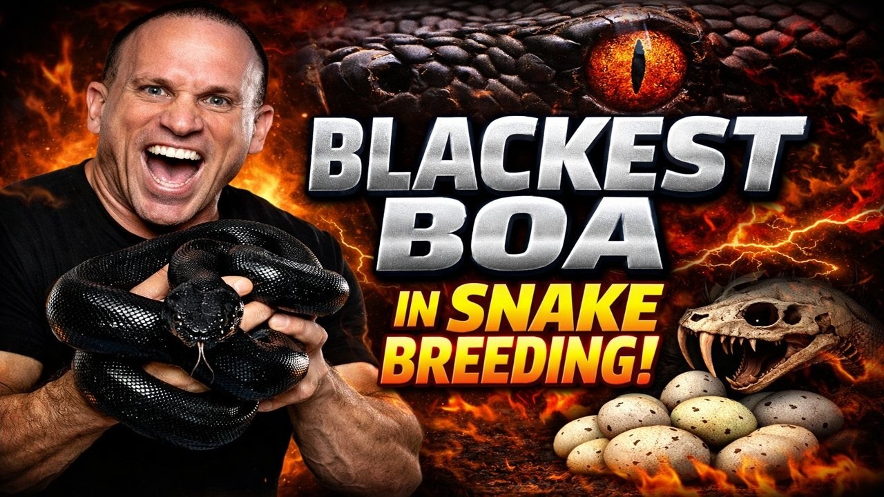 THIS BOA IS SO BLACK IT LOOKS FAKE!