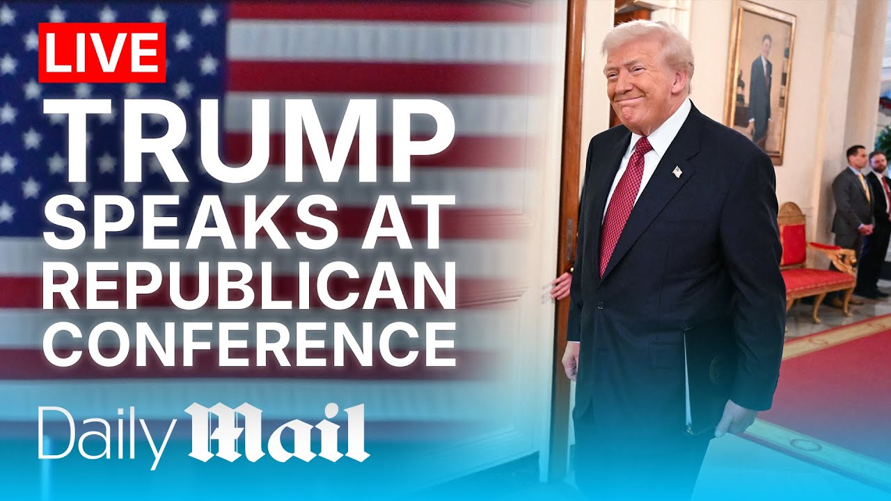 LIVE | Trump delivers remarks at a Republican conference
