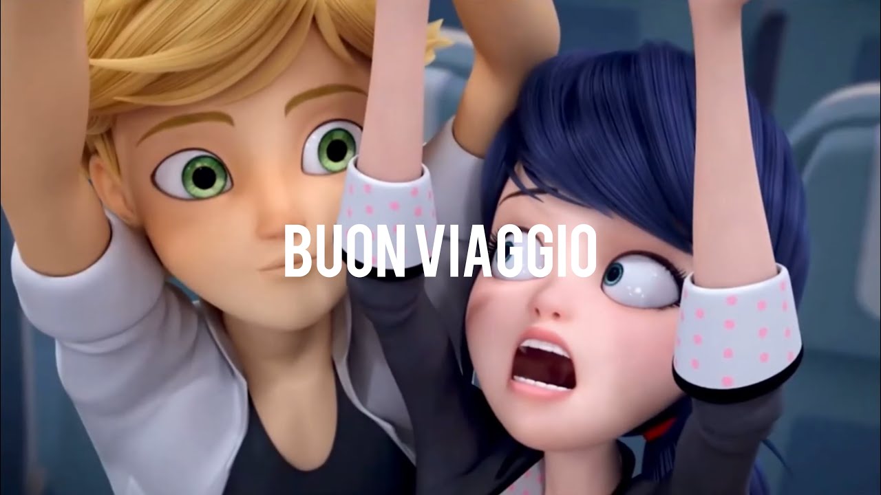 Miraculous AMV | Adrienette | Buon Viaggio - Share The Love (Nightcore)