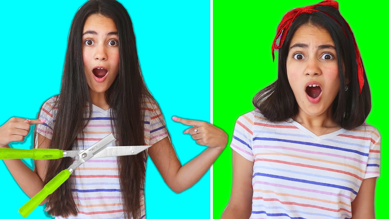 Testando TRUQUES de CABELO do TIK TOK (Life Hacks) Bela Bagunça
