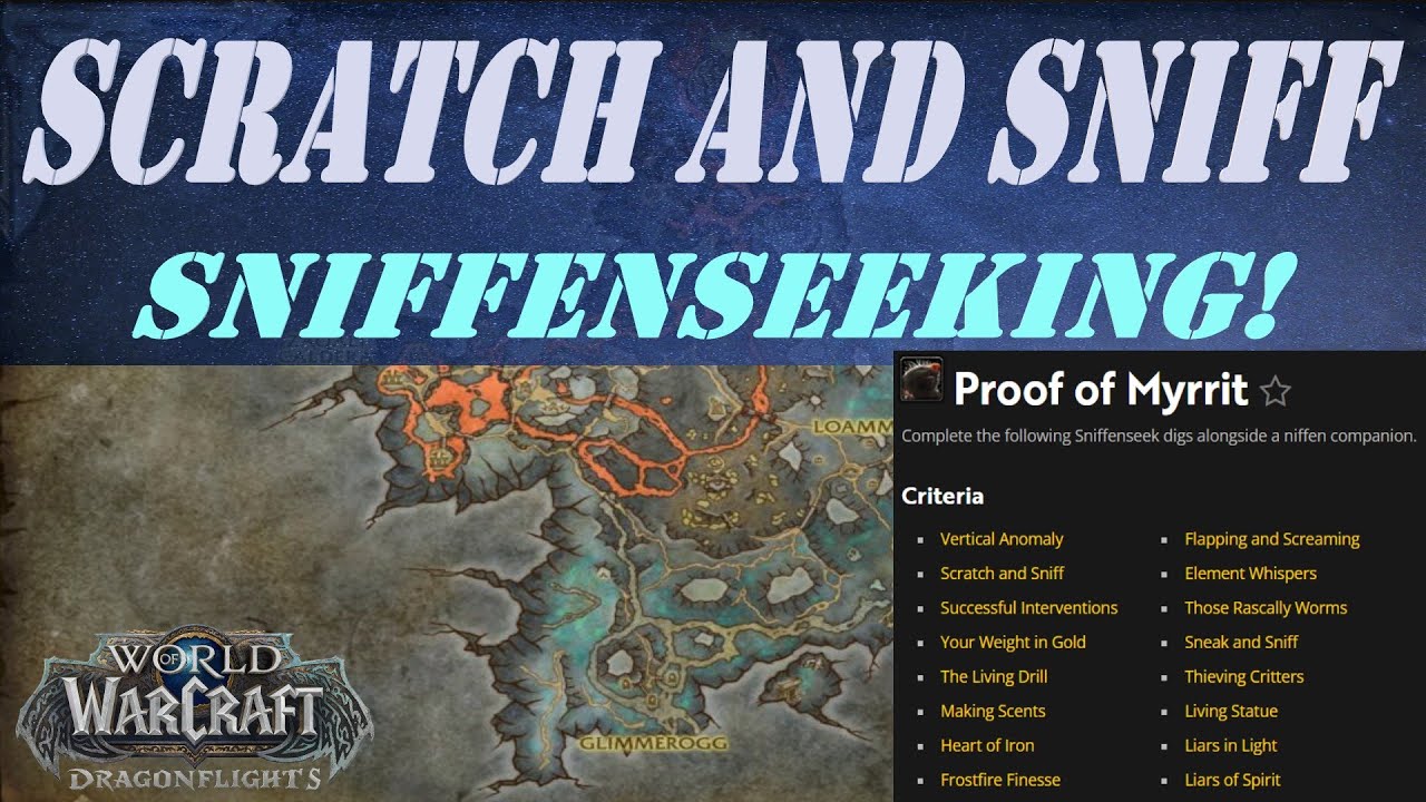 Scratch and Sniff! Sniffenseeking Dig Wow Quest