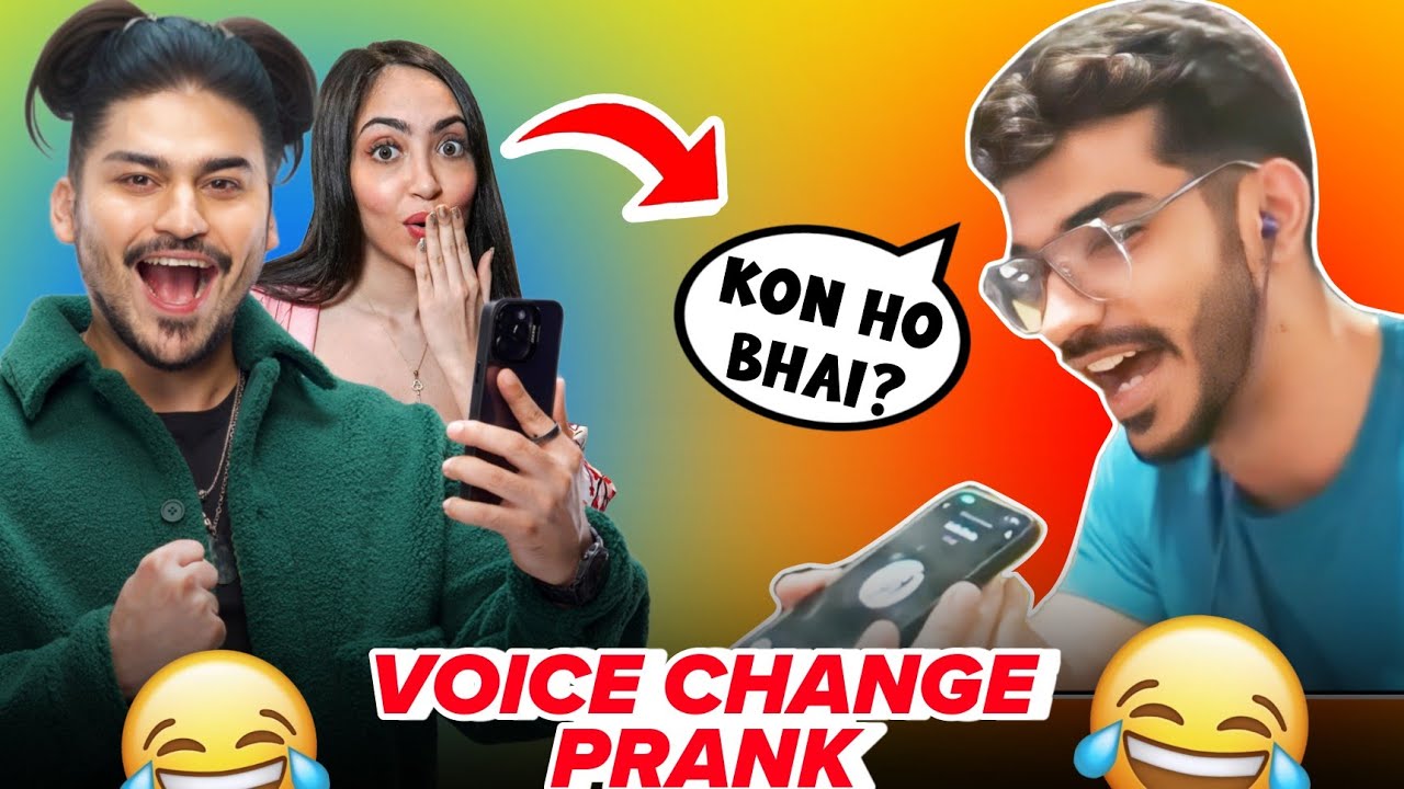 Joker Voice Changing Prank With Snax😂 ft. @KaashPlays