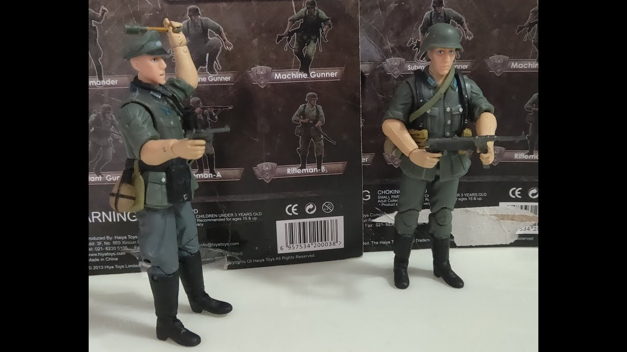 Hiya WW2 German Soldiers (Ourwar) 1:18 scale