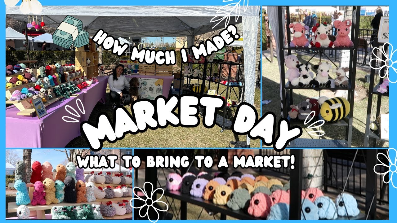 MARKET DAY!🌸 I MADE OVER $500💵 HOW TO PREPARE FOR A MARKET!