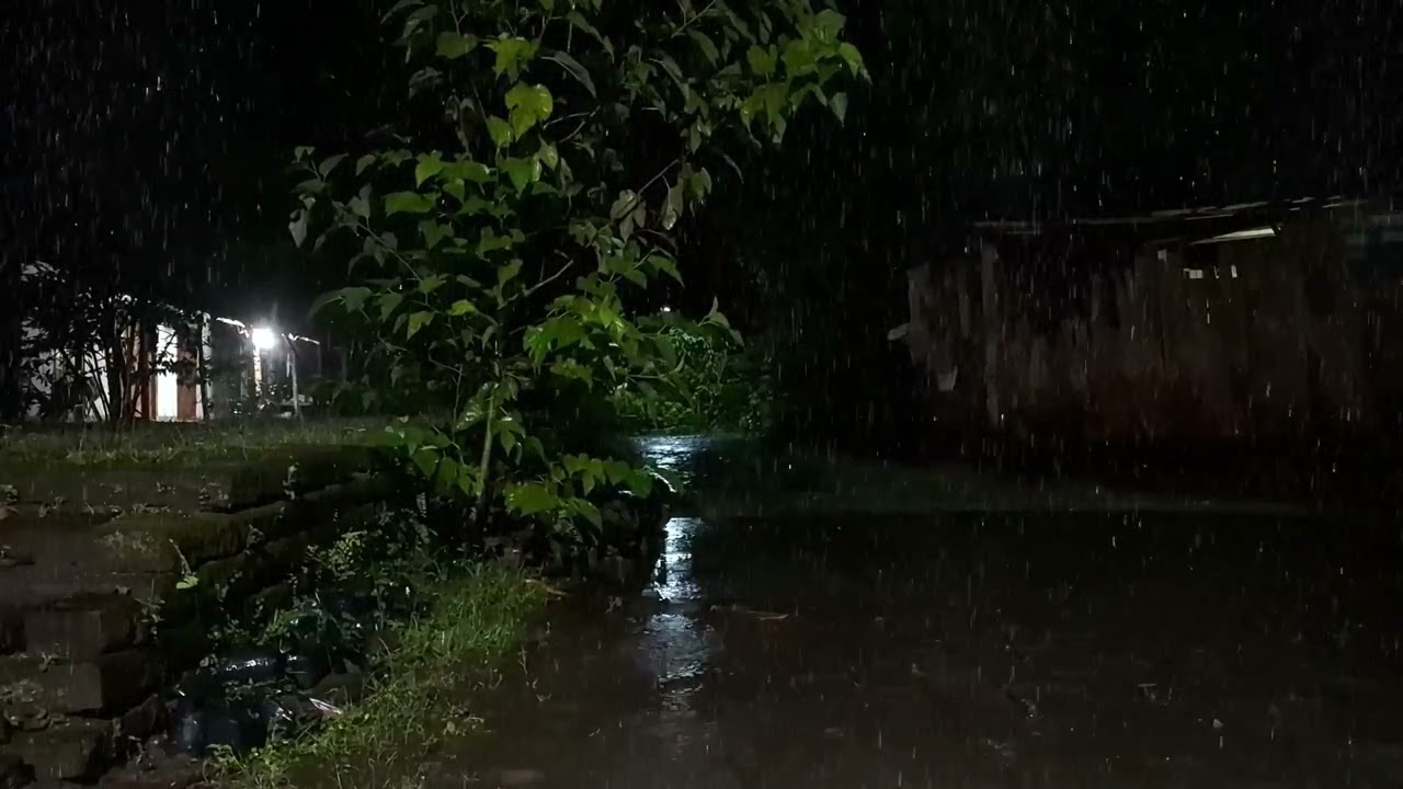 Fall Asleep in 3 Minutes: Intense Rainstorm & Relaxing Rain Sound for Deep Sleep (No Loop)