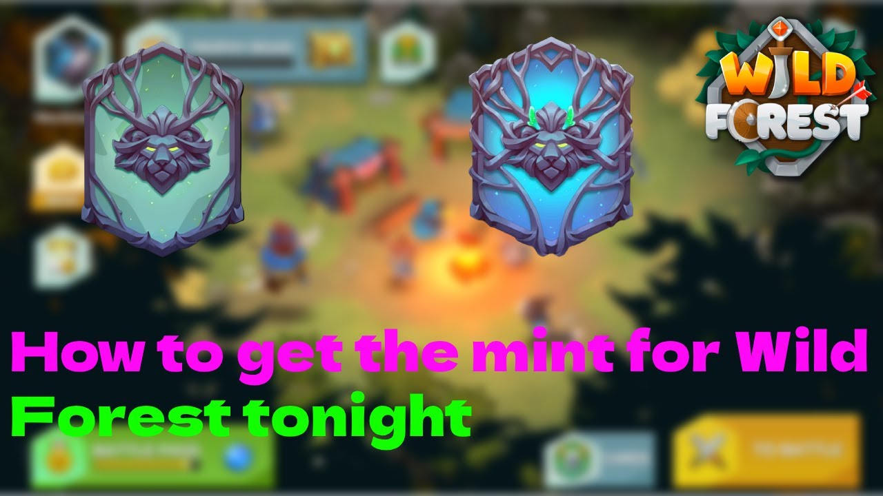 How to get the Wild Forest MINT for TONIGHT. | Wild Forest Tutorial
