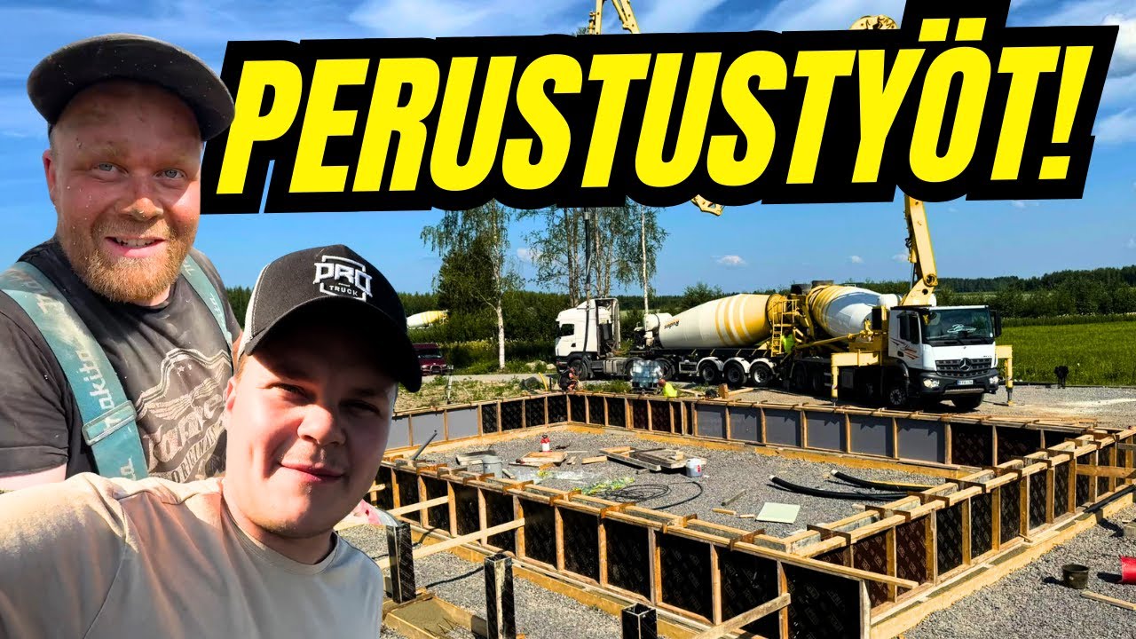 Kivijalat, Sisätäytöt ja Muut! | Paulin Rakennuspäiväkirja Osa 9.