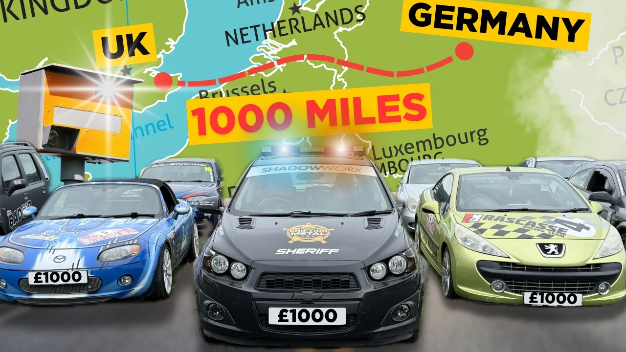 1000 funt&oacute;w za podr&oacute;ż samochodem po Europie &ndash; Motor Trade Mille Pt1