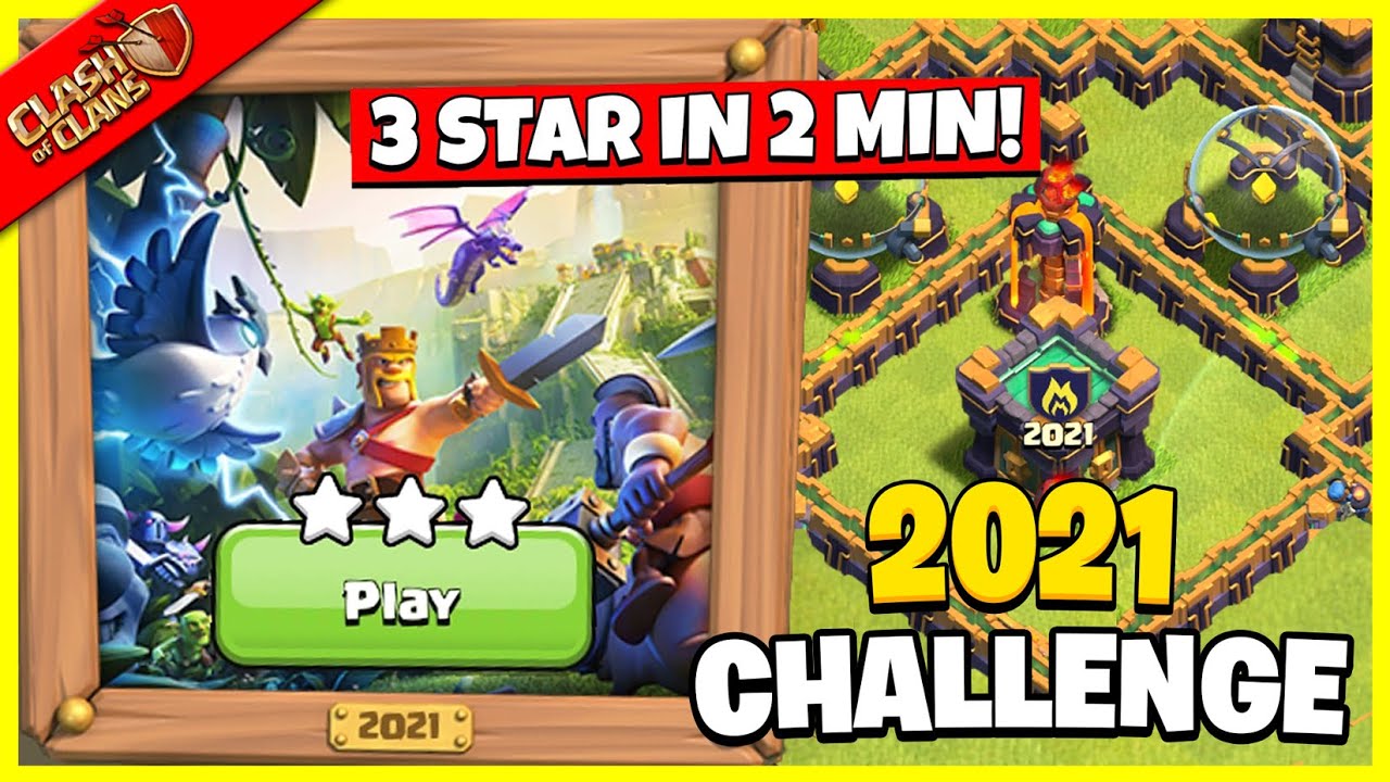 How To Complete 10 Years of Clash Challenge Event in coc | 2021 Map | Coc New Event Attack