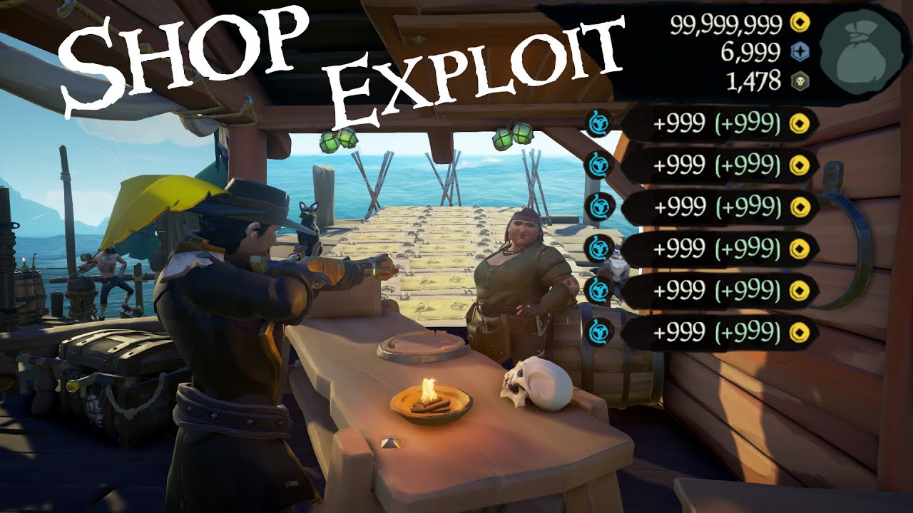 Flooding the stock market! - Shop exploit | Sea of thieves