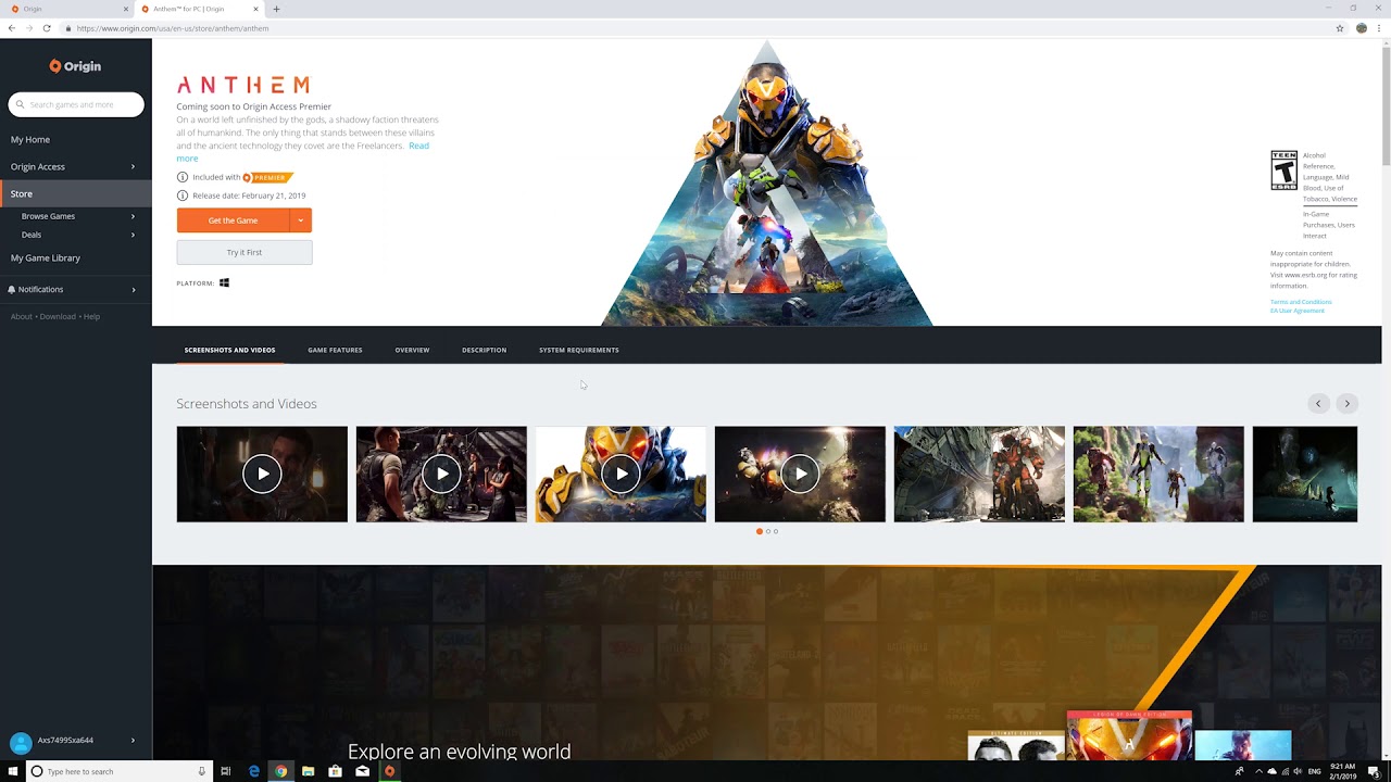 How To Download Anthem PC Game Public Demo WORKS!!