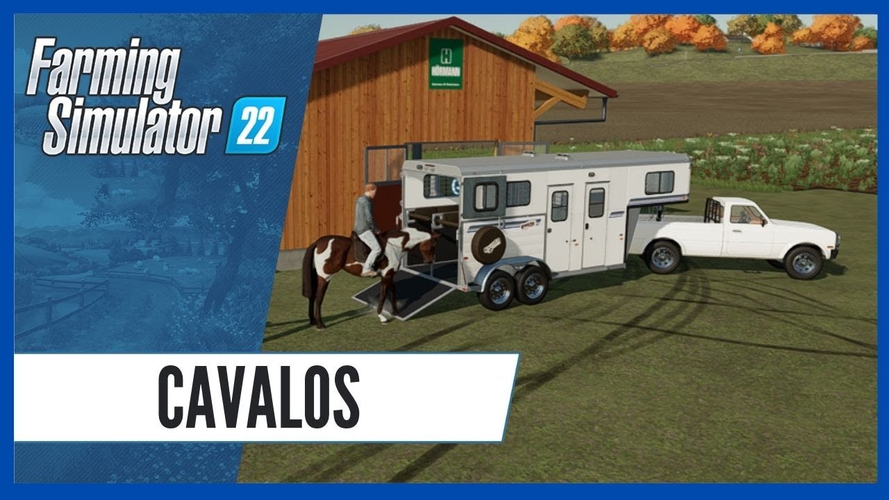 Cavalos no FS22 - Como cuidar dos CAVALOS no FARMING SIMULATOR 22