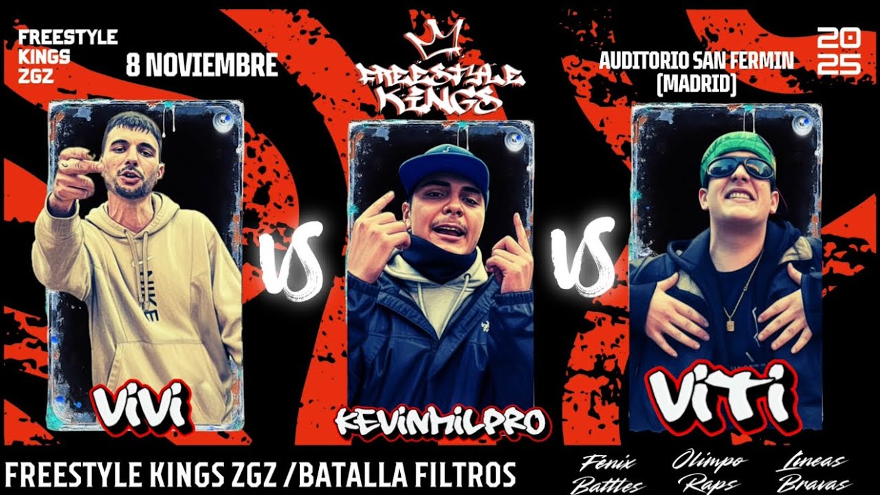 KEVIN MIL PROBLEMAS VS VITI VS VIVI - FREESTYLE KINGS FILTROS (MADRID) 8 NOVIEMBRE