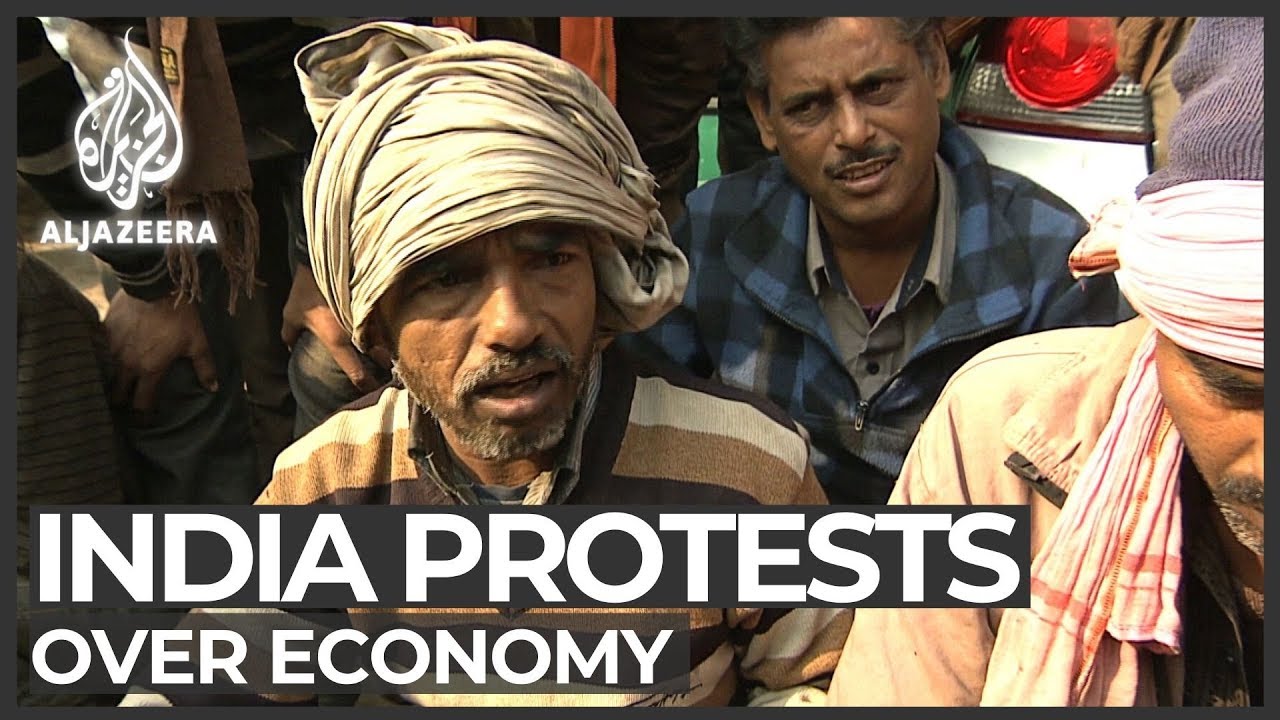 India protests: Anger over job security and privatisation