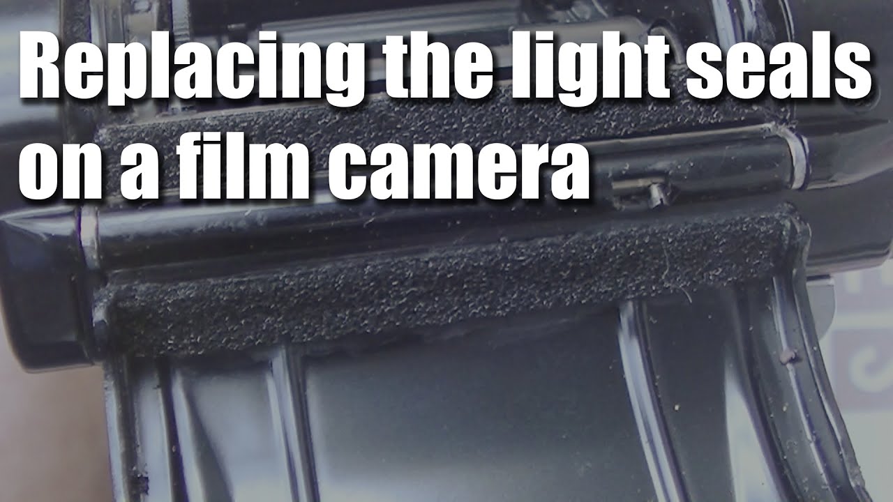 How to replace light seals on a vintage film camera (complete tutorial)
