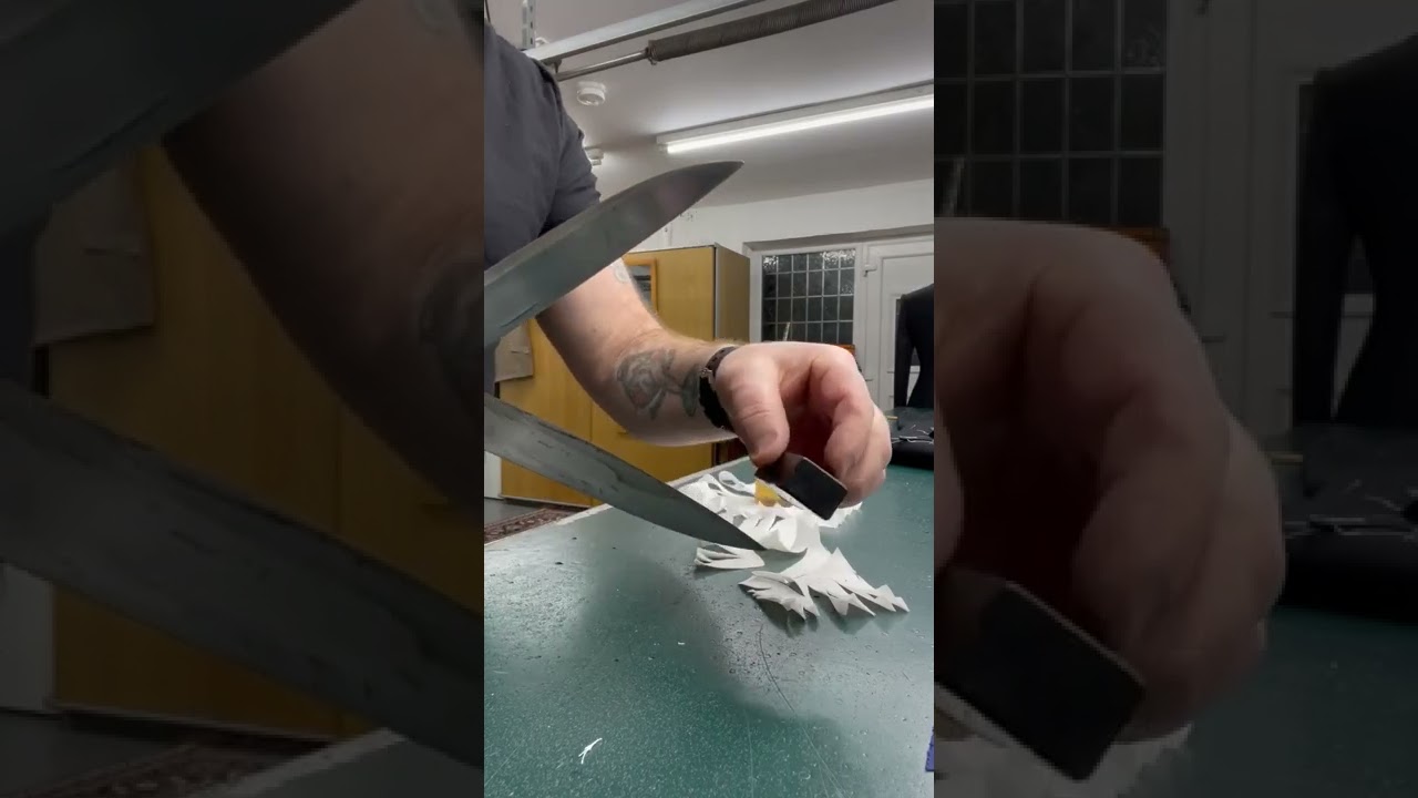 How To Sharpen Tailors Shears And Scissors.