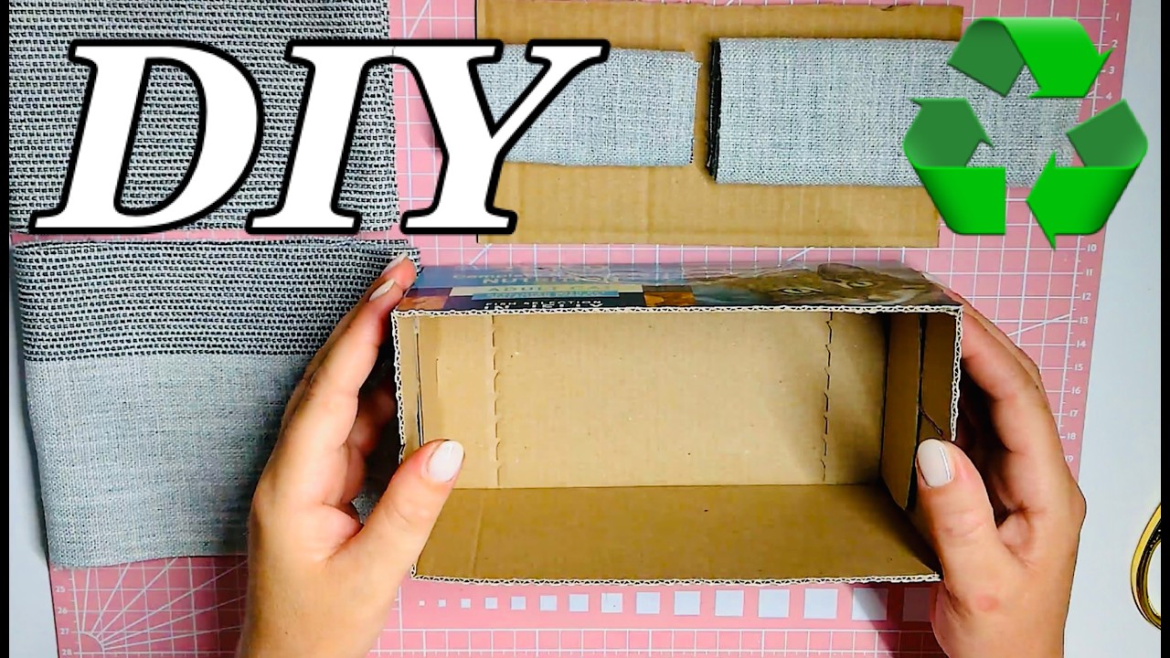♻️ How To Make Waste Material Craft | Cardboard Box Crafts For Storage 🏡✨
