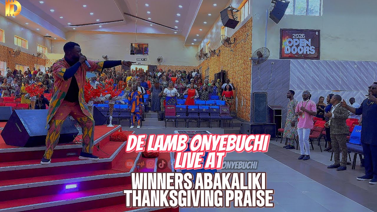 Thanksgiving praise with De Lamb Onyebuchi at LFC Abakaliki