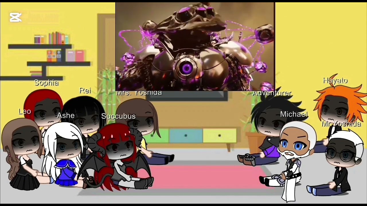 Obedience,Bad Ending party,Metamorphosis react MC as Titans trio